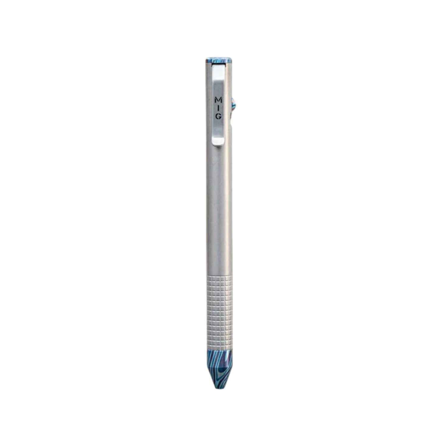 MIG Model 1 Bolt Action Ballpoint Pen - Timascus Accent Grid