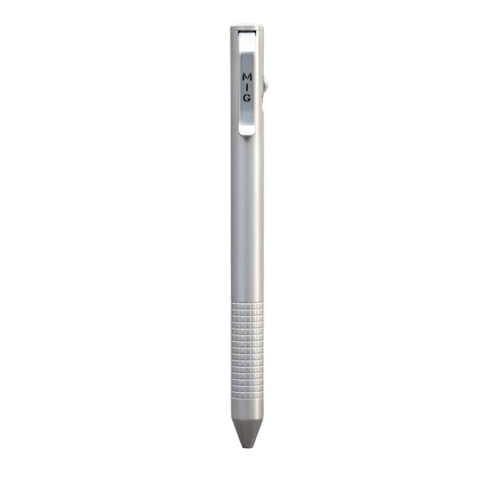 MIG Model 1 Bolt Action Ballpoint Pen - Titanium Grid