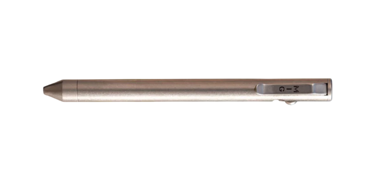 MIG Model 1 Bolt Action Ballpoint Pen - Titanium