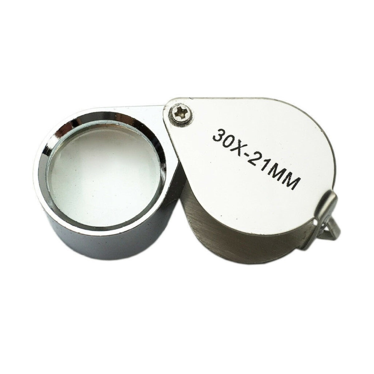 Triplet 30x 21mm Jewellers Loupe - Chrome