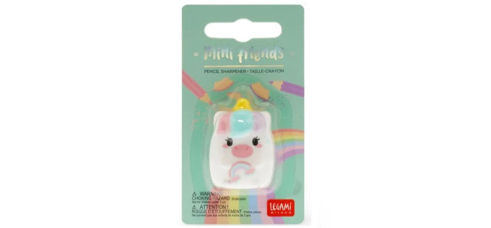 Legami Pencil Sharpener - Mini Friends - Unicorn