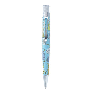 Retro 51 Tornado Rescue Series 6 Ballpoint Pen - Cat - LIGHT BLUE