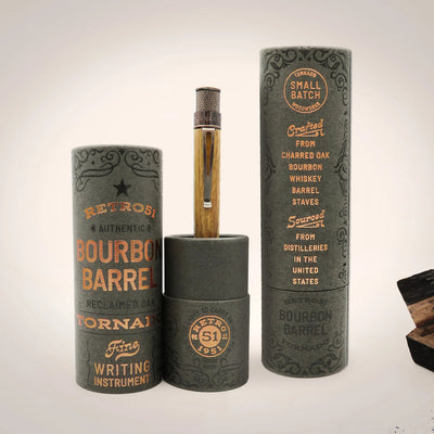 Retro 51 Tornado Woodworks Rollerball - Bourbon Barrel