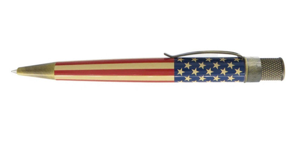 Retro 51 Tornado Vintage Metalsmith Rollerball - Tribute 250 Flag
