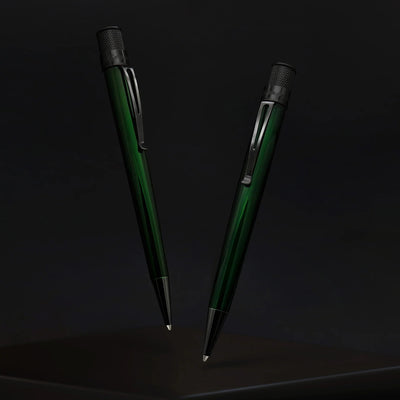 Retro 51 Tornado Stealth Rollerball - Emerald Green