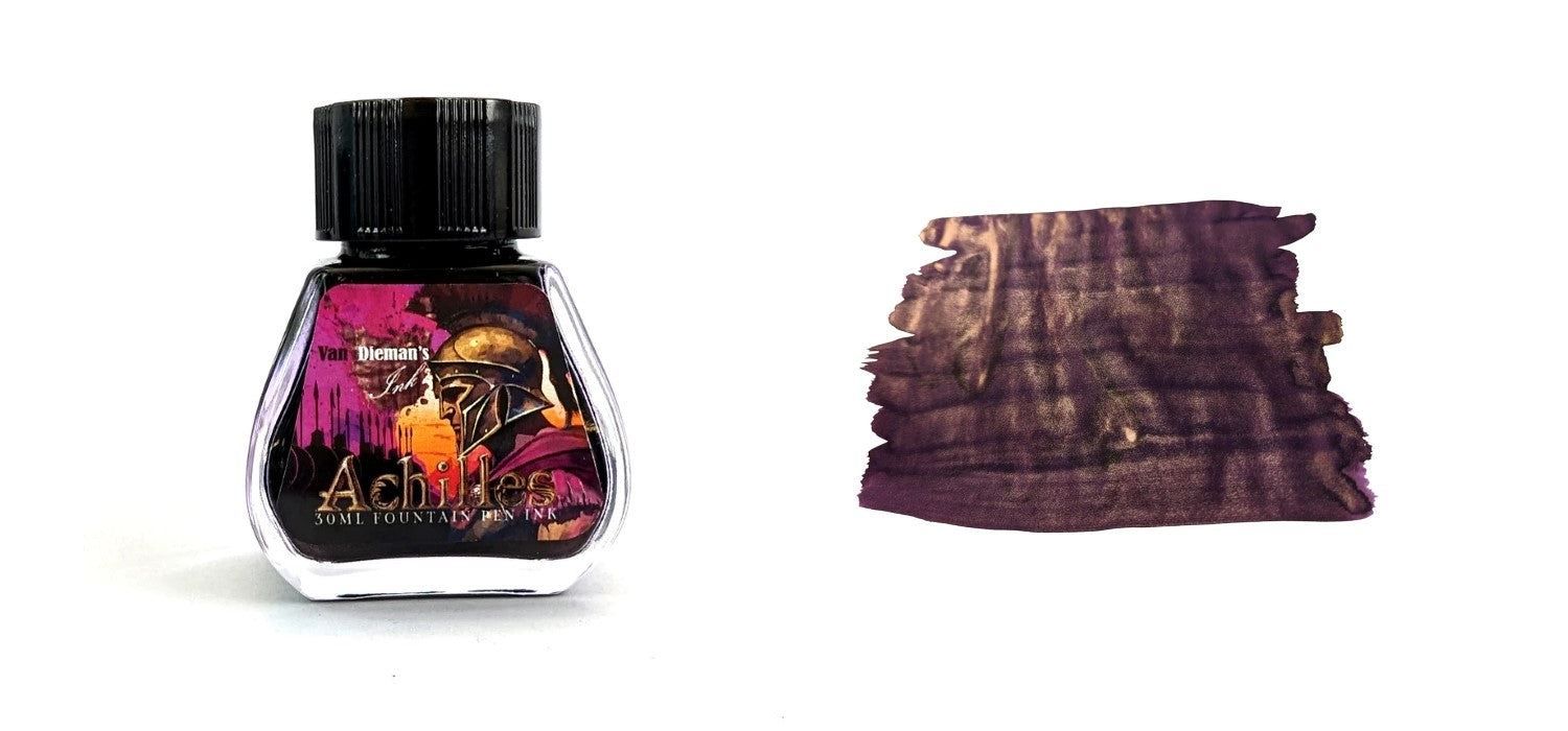 Van Diemans Greek Heroes Ink Bottle 30ml - Assorted Colours