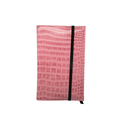 Visentin Leather Notebook Cover A6 Croc + Rhodia Webby Lined Notebook