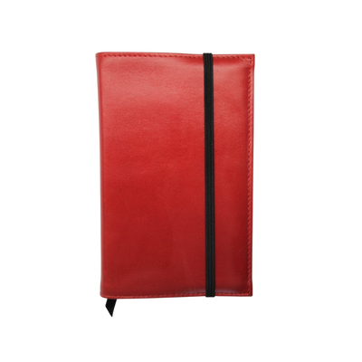 Visentin Leather Notebook Cover A6 Smooth + Rhodia Webby Lined Notebook