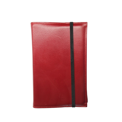 Visentin Leather Notebook Cover A6 Smooth + Rhodia Webby Lined Notebook