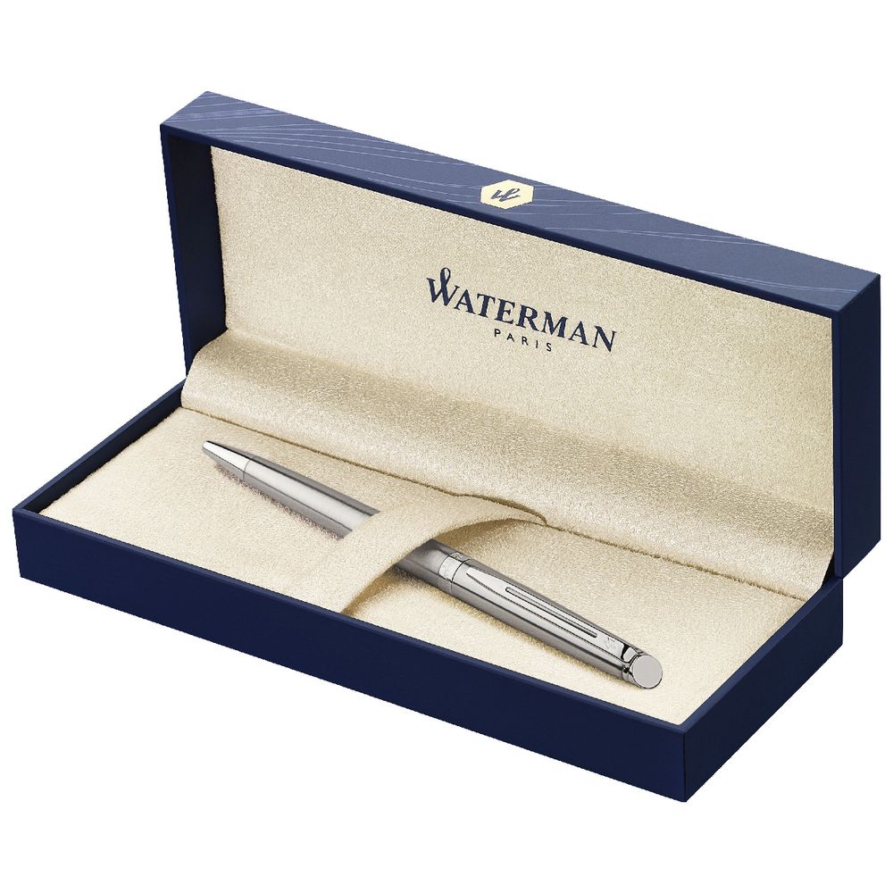 Waterman Hemisphere Ballpoint Pen - Stainless Steel / Chrome Trim