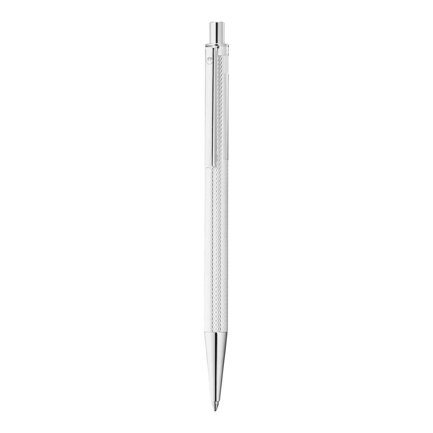Waldmann Eco Barleycorn Ballpoint Pen - Sterling Silver