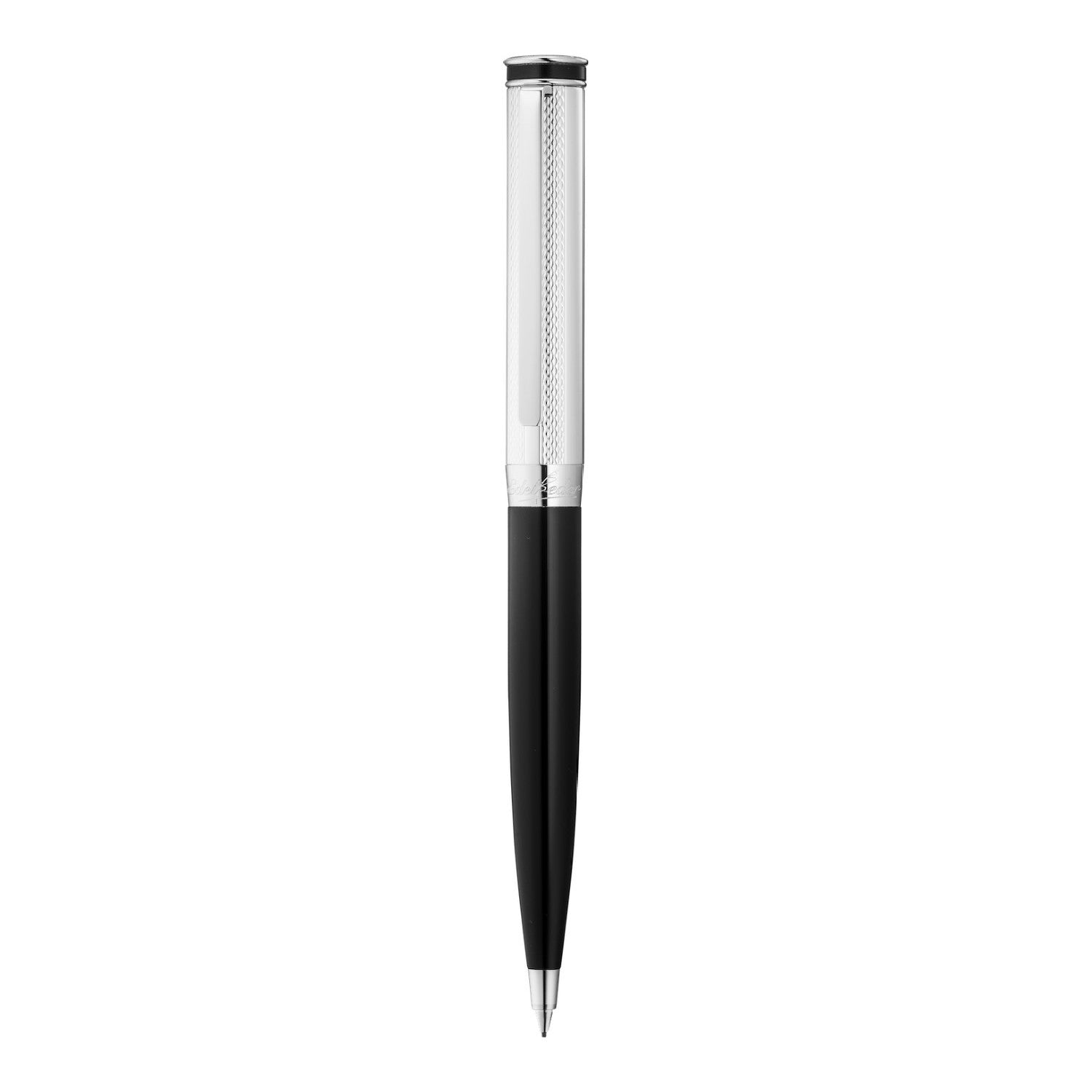 Waldmann Edelfeder Mechanical Pencil 0.7mm - Black Lacquer / Barleycorn Sterling Silver