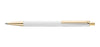 Waldmann Eco Barleycorn Ballpoint Pen - Sterling Silver / Gold Trim