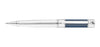 Waldmann Commander 23 Mechanical Pencil 0.7mm - Midnight Blue Lacquer / Guilloche Sterling Silver