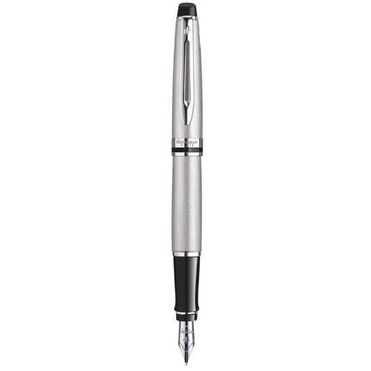 Waterman Expert Fountain Pen - Stainless Steel / Chrome Trim