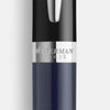 Waterman Hemisphere Colour Blocking Ballpoint Pen - Black & Blue / Palladium Trim - Special Edition