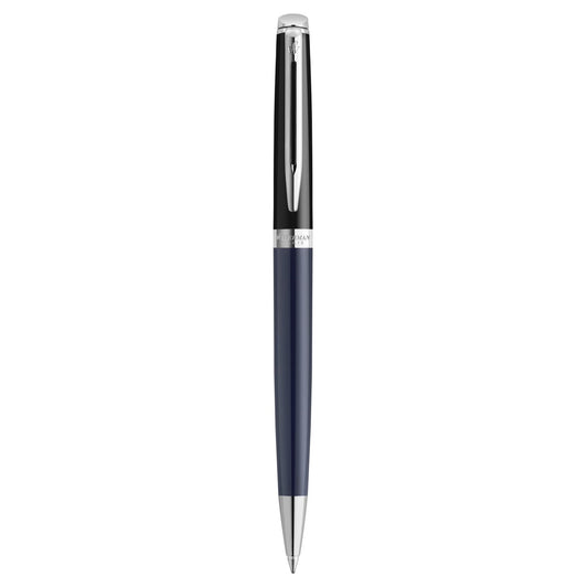 Waterman Hemisphere Colour Blocking Ballpoint Pen - Black & Blue / Palladium Trim - Special Edition