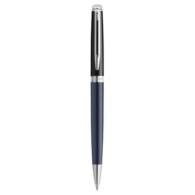 Waterman Hemisphere Colour Blocking Ballpoint Pen - Black & Blue / Palladium Trim - Special Edition