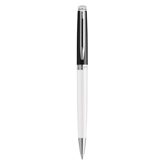 Waterman Hemisphere Colour Blocking Ballpoint Pen - Black & White / Palladium Trim - Special Edition