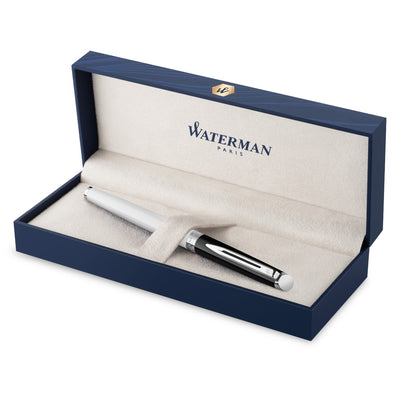 Waterman Hemisphere Colour Blocking Fountain Pen - Black & White / Palladium Trim - Special Edition
