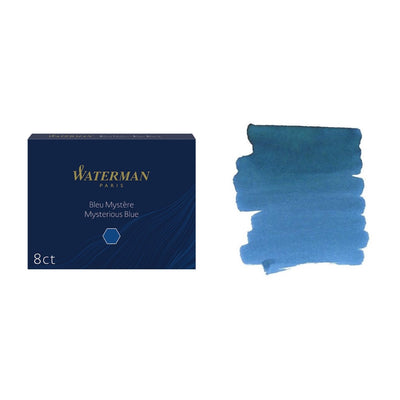 Waterman Ink Cartridges Pack of 8 - Assorted Colours