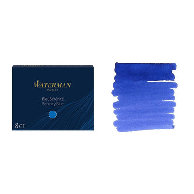 Waterman Ink Cartridges Pack of 8 - Assorted Colours