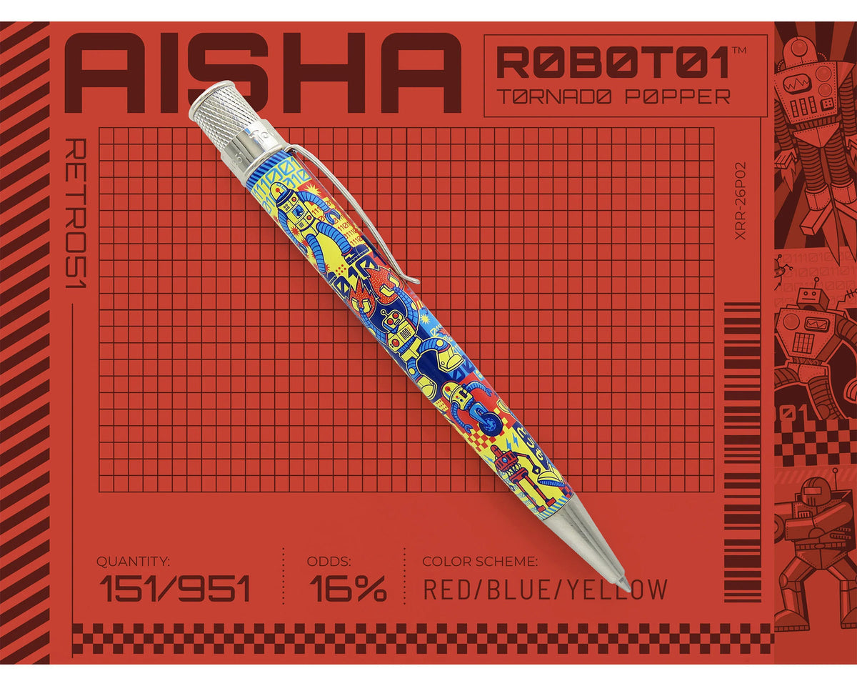 Retro 51 Tornado Popper Rollerball - R0B0T01 - Limited Edition