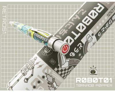 Retro 51 Tornado Popper Rollerball - R0B0T01 - Limited Edition