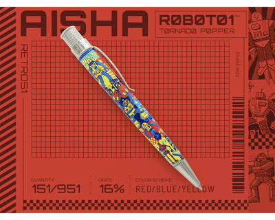 Retro 51 Tornado Popper Rollerball - R0B0T01 - Limited Edition