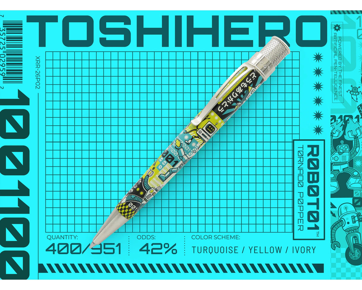 Retro 51 Tornado Popper Rollerball - R0B0T01 - Limited Edition