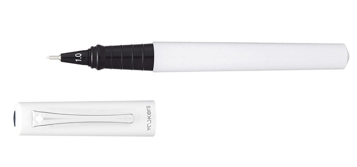 YOOKERS Yooth 549 Fibre Tip Pen - White