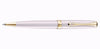 Diplomat Excellence A2 Ballpoint - White Pearl / Gold Trim