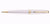 Diplomat Excellence A2 Ballpoint - White Pearl / Gold Trim