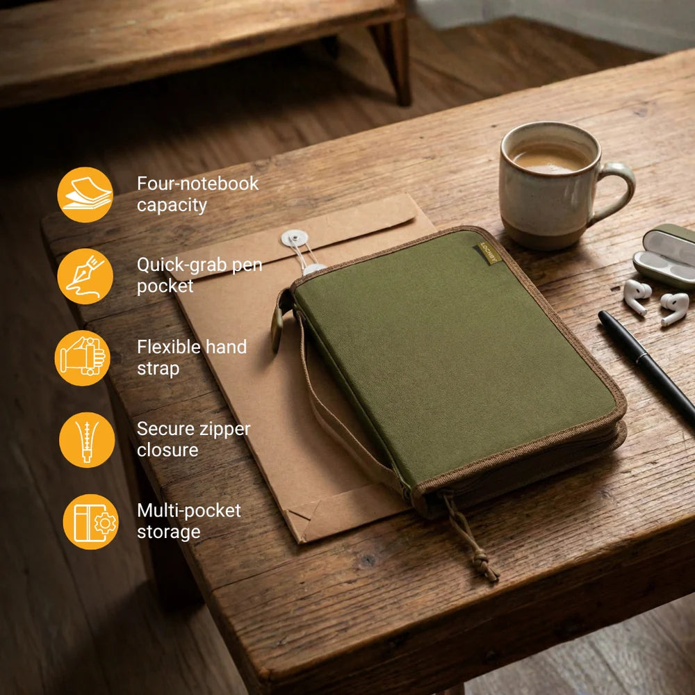 LOCHBY Field Folio A5 - Olive