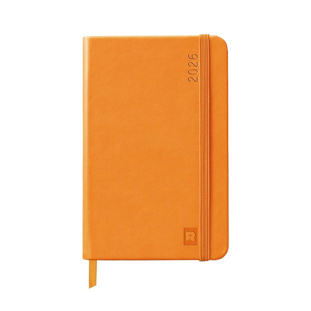 Rhodia 2026 Hard Cover A6 Weekly Horizontal Webplanner - Orange