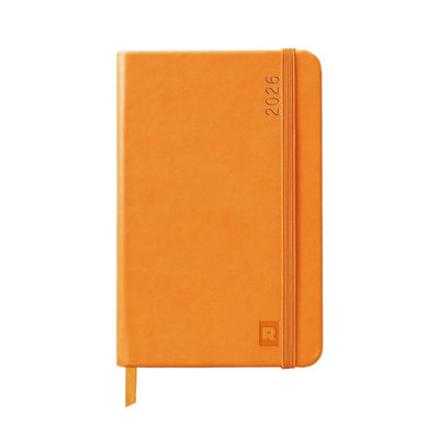 Rhodia 2026 Hard Cover A6 Weekly Horizontal Webplanner - Orange