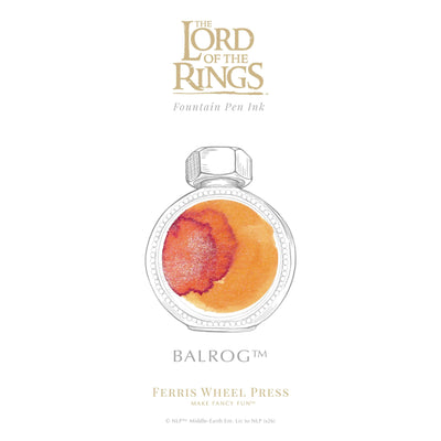 Ferris Wheel Press Lord of the Rings Ink Bottle 38ml - Balrog