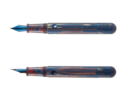 Nahvalur Nautilus Fountain Pen - Blue Ringed