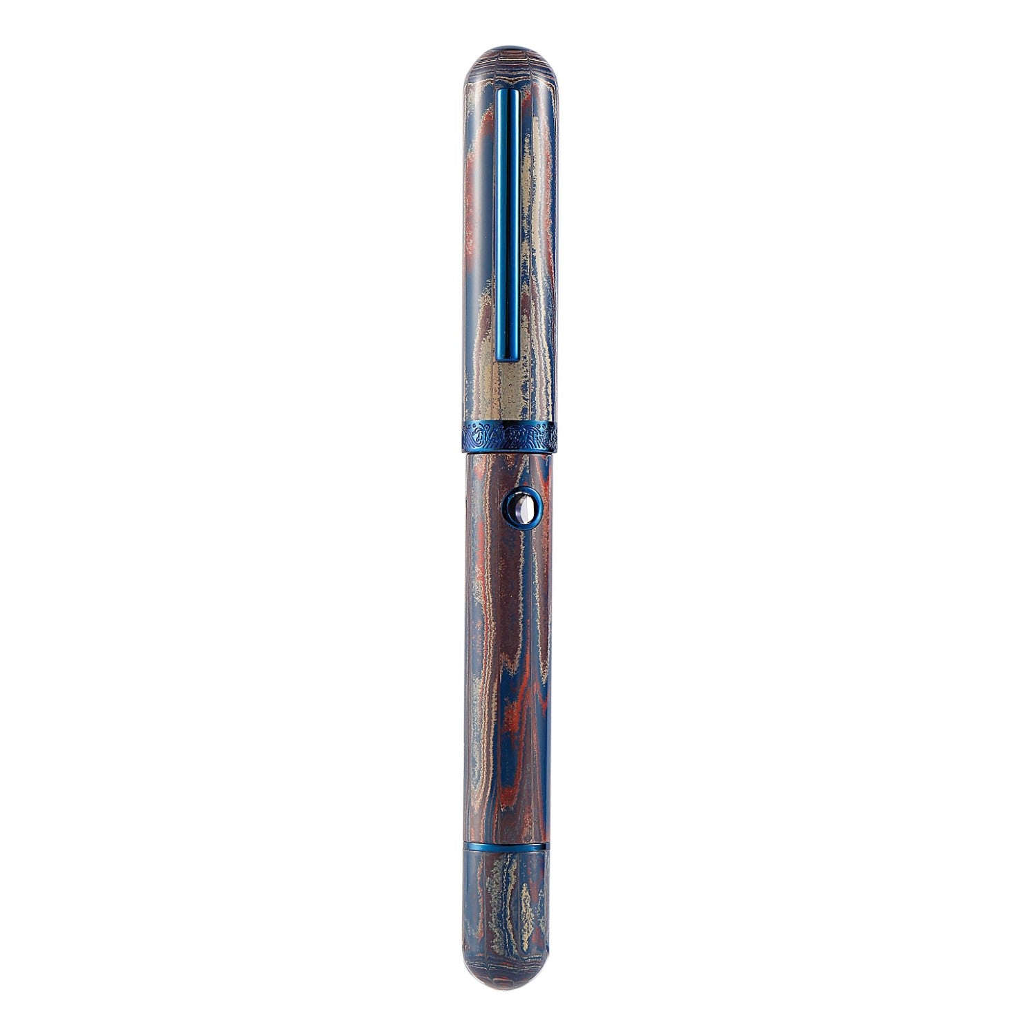 Nahvalur Nautilus Fountain Pen - Blue Ringed