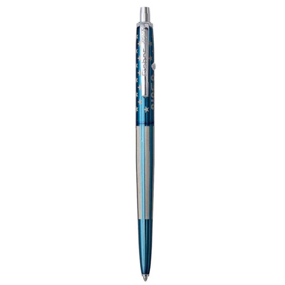 Fisher Space Pen AG7 Astronaut - Titanium Blue with NASA Worm Logo