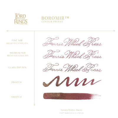 Ferris Wheel Press Lord of the Rings Ink Bottle 38ml - Boromir