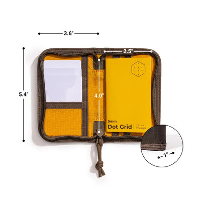 LOCHBY Mini Pocket Journal - Brown