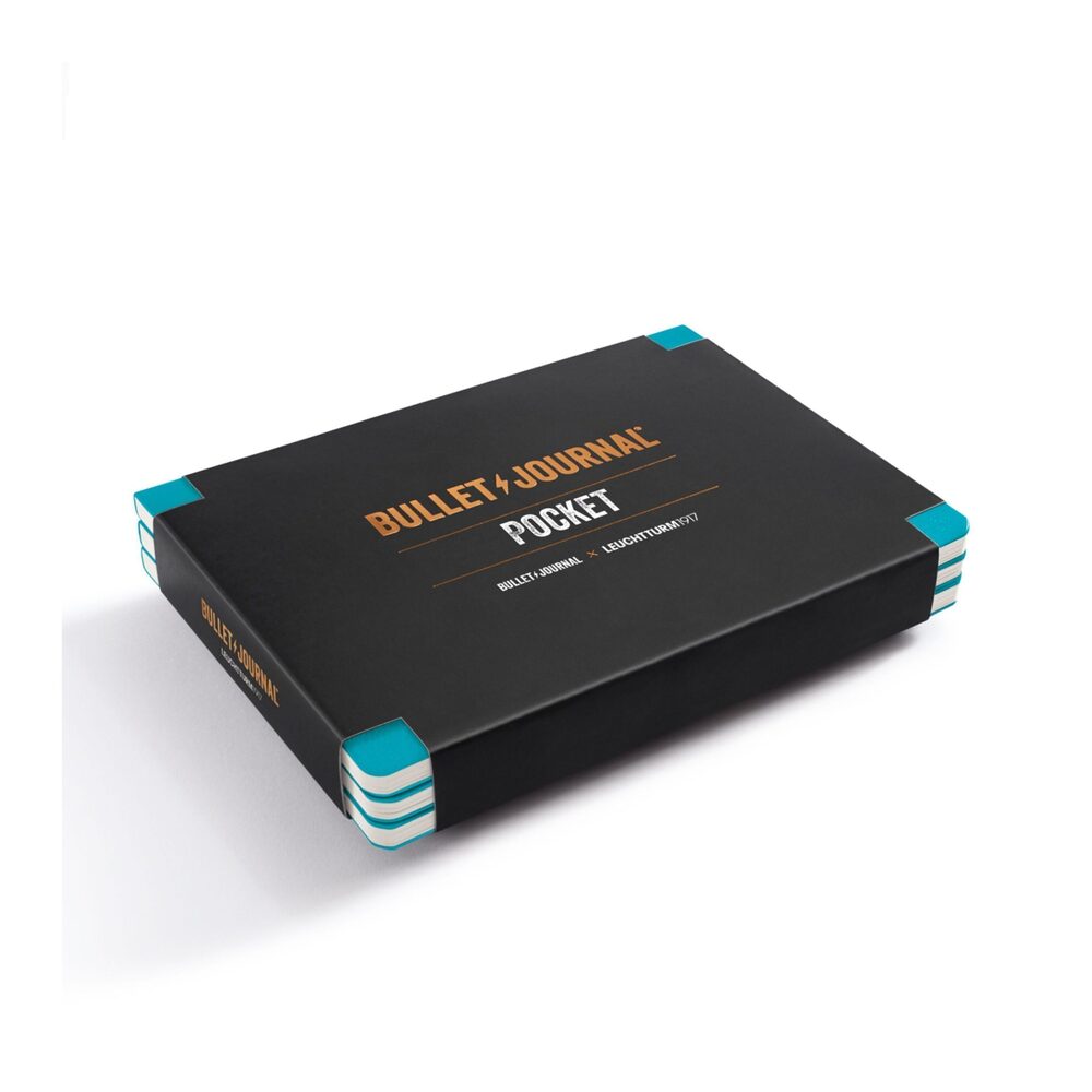Leuchtturm 1917 Bullet Journal Pocket Set of 3 - Turquoise