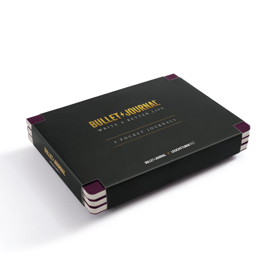 Leuchtturm 1917 Bullet Journal Pocket Set of 3 - Purple