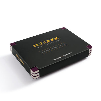 Leuchtturm 1917 Bullet Journal Pocket Set of 3 - Purple