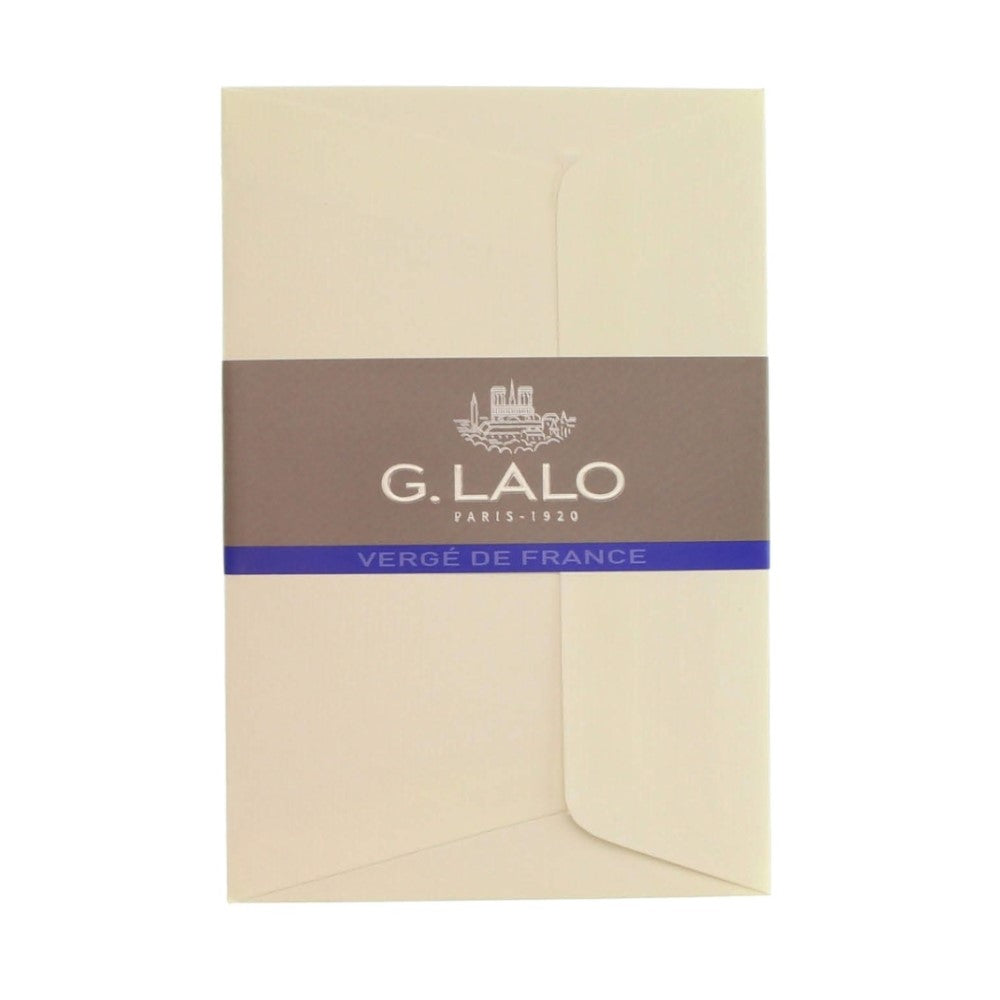 G.Lalo Verge de France C6 (A5) Envelopes Pack of 25 - Ivory