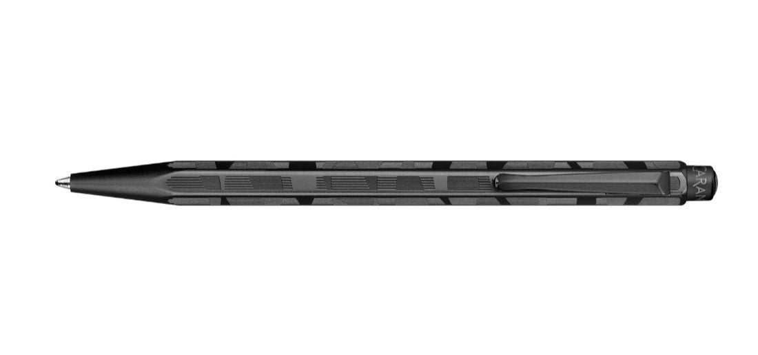 Caran dAche Ecridor Black Lines Ballpoint Pen - Black
