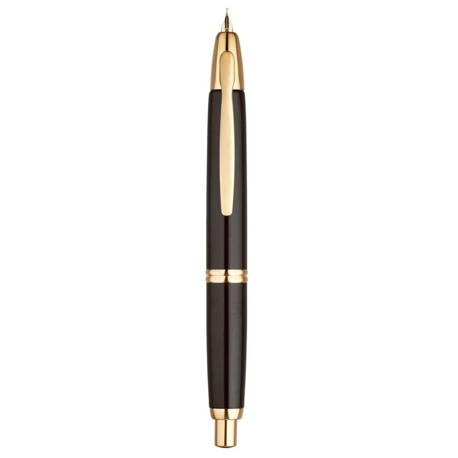 Pilot Capless Fountain Pen - Black / Gold Trim