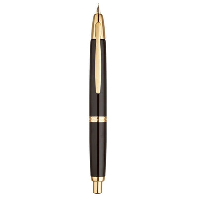 Pilot Capless Fountain Pen - Black / Gold Trim