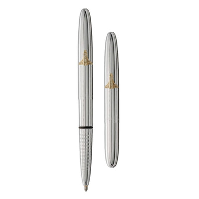 Fisher Space Pen Bullet - Chrome with Shuttle Emblem